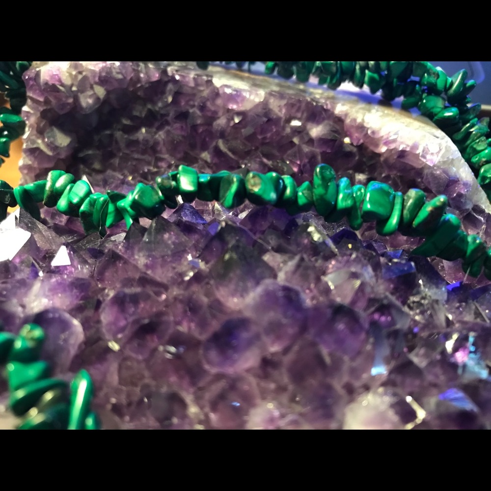 New-Malachite Bead Necklace